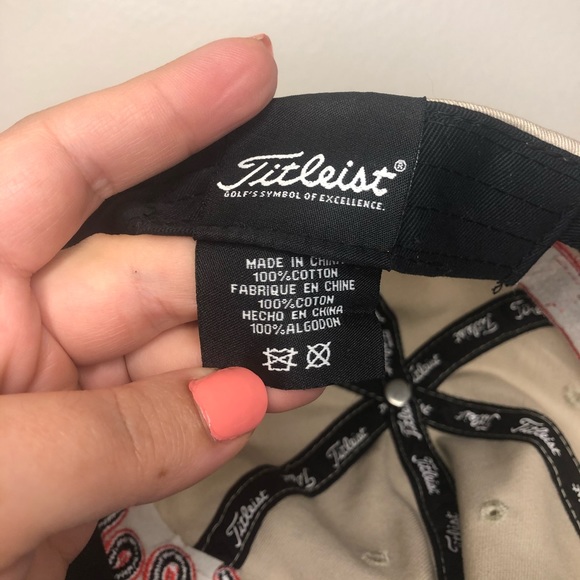 Titleist Pro V1 Footjoy Cotton Adjustable Hat - Picture 6 of 6